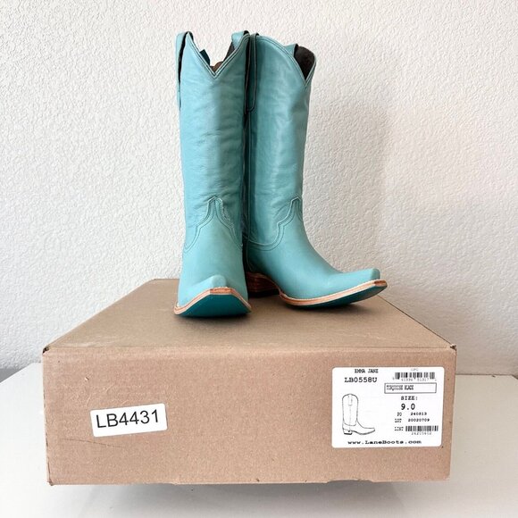 Stylish Blue Heeled Boots for Women - Picture 11 of 12